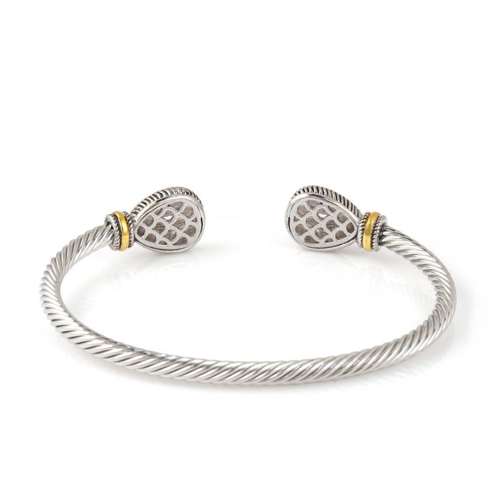 CITRINE ROPE CABLE BRACELET - Picture 4 of 6